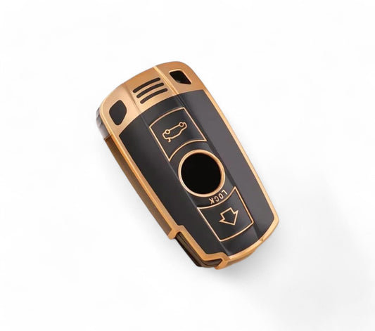 Key Case for BMW - Black/ Gold