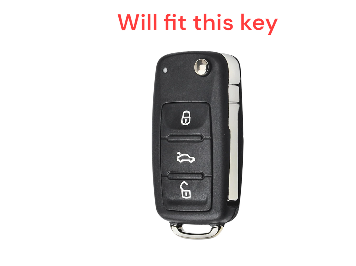 Key cover for Volkswagen - Black