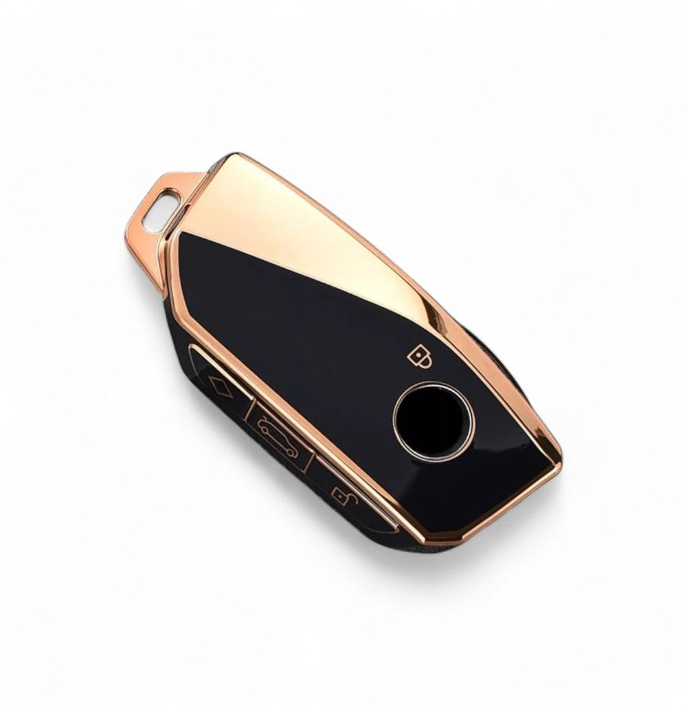 Key Case for BMW - Black/ Gold