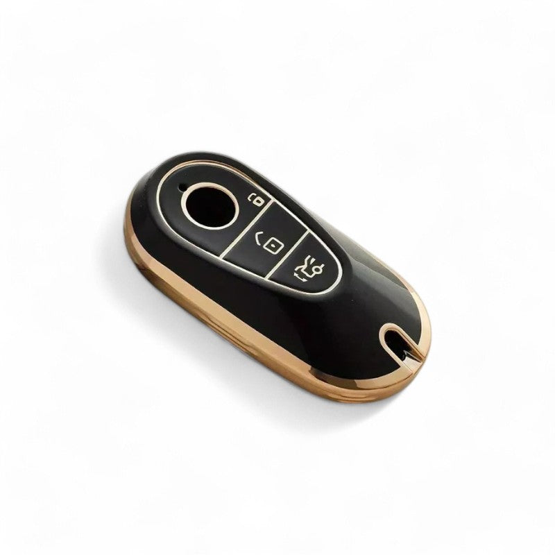 Key Case for Mercedes - Gold/ Black